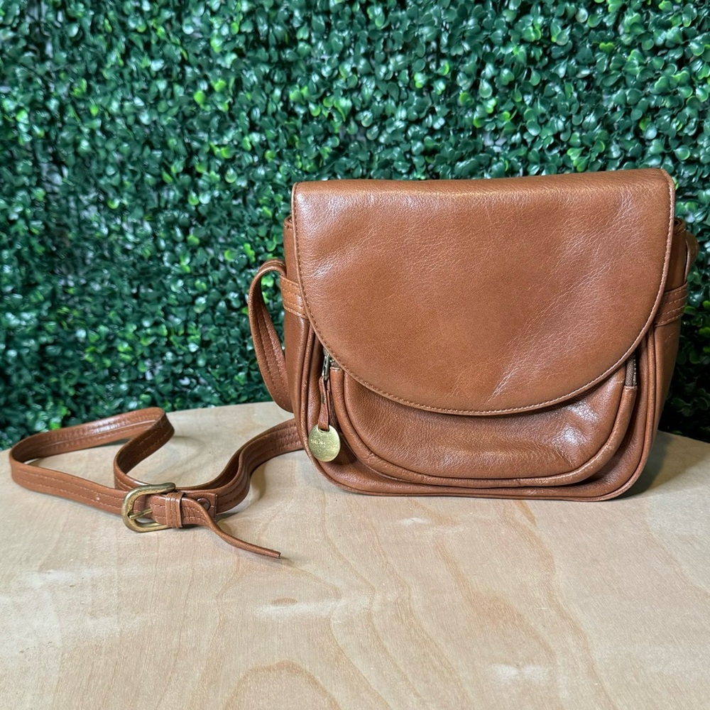 Vintage Sereta Crossbody Deadstock Genuine Leather Camel